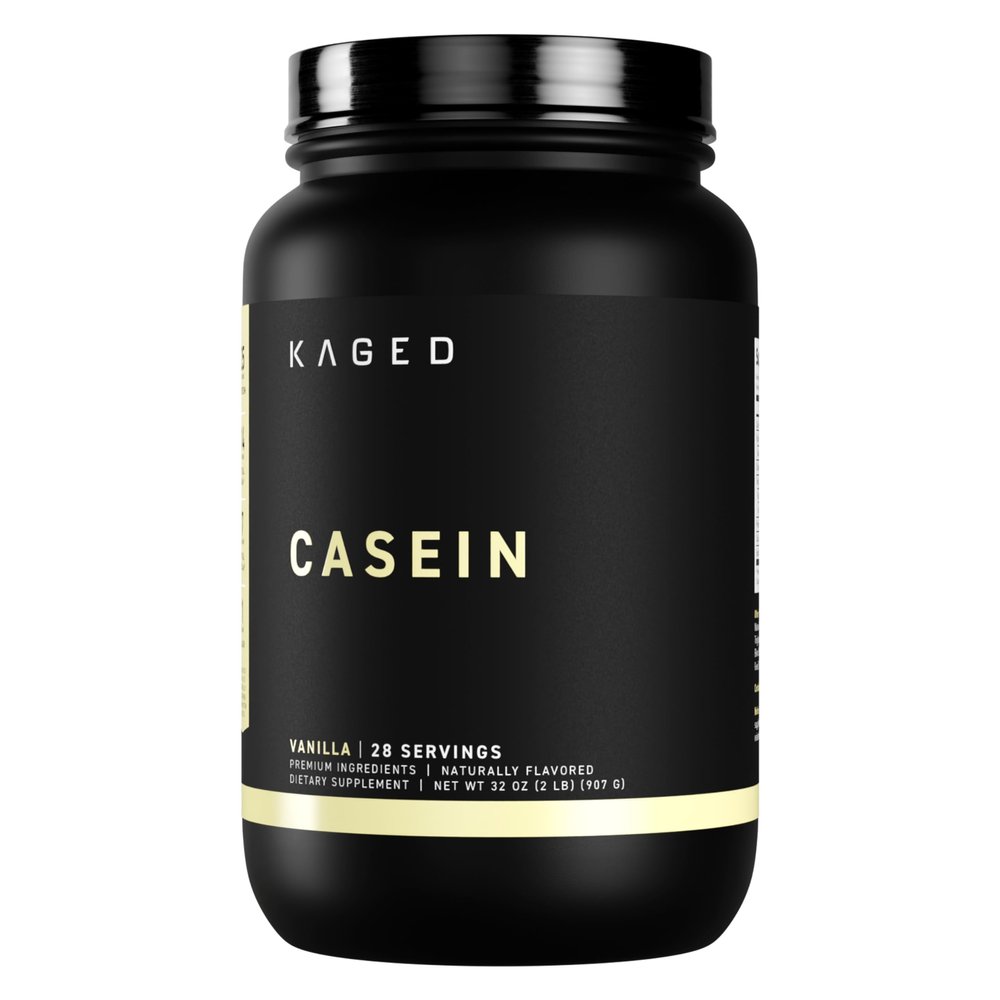 Kaged Premium Casein Protein Powder | Vanilla | Micellar Casein | Banned-Substance Free Supplement, Build Muscle, Recover Faster | Kasein | 28 Servings