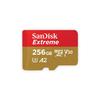 SanDisk 256GB Extreme MicroSDXC UHS-I Memory Card - C10, U3, V30, 4K, A2, Micro SD - SDSQXA1-256G-GN6MN view 1