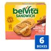 belVita Breakfast Bar Biscuit Sandwiches, Cinnamon Brown Sugar with Vanilla Creme, 30 Total Packs, 6 Boxes (2 Biscuits Per Pack) view 2