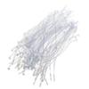 1000 PCS Pin Adjustable Security Beaded Loop Tie Plastic Paper Prices Tag Fasteners Loop Tie Security Cable Fasteners for Paper Prices Tag (Clear, Length 9 Inch) view 1
