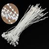 1000 PCS Pin Adjustable Security Beaded Loop Tie Plastic Paper Prices Tag Fasteners Loop Tie Security Cable Fasteners for Paper Prices Tag (Clear, Length 9 Inch) view 3