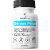 JustFloow Genius Mind Nootropic Brain Supplement, Support Cognitive Function, Energy Levels, Focus & Memory Function - 17 Brain Boosting Ingredients Including Lions Mane, Bacopa, Ginkgo & Vitamin B12 view 1