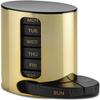 Daily Pill Organizer - (4 Times a Day) Stackable Medication Reminder - Premium Weekly AM/PM Pill Box with 7 Daily Stackable Trays and Medicine Organizer for Vitamins, Fish Oils and Supplements, Gold view 1
