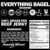Field Trip Grass Fed Beef Jerky, Healthy Gluten Free Snacks, All Natural, Paleo-Friendly Meat Snacks, High Protein, Low Carb Snack with No Nitrates, 12oz Bag, Everything Bagel view 2