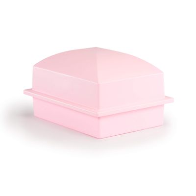 Crowne Vault | Urn Vault for Underground Burial | Fortified Container to Hold Adult Human Ashes and Cremation Urns for Cemetery and Ground Burial | Made in The USA (Regent, Pink)