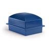 Crowne Vault Urn Vault for Underground Burial | Fortified Container to Hold Adult Human Ashes and Cremation Urns for Cemetery and Ground Burials | Made in The USA (Regent, Navy) view 1