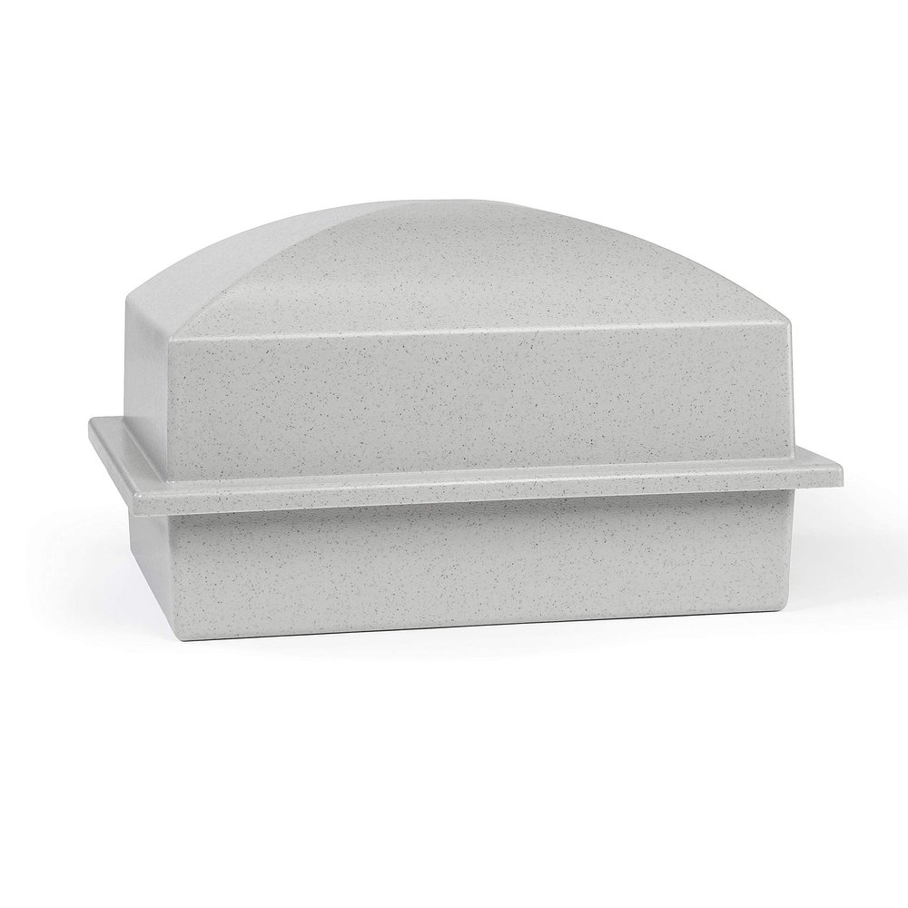 Crowne Vault Urn Vault for Underground Burial | Fortified Container to Hold Adult Human Ashes and Cremation Urns for Cemetery and Ground Burial | Made in The USA (Regent, Granite Grey)