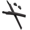 NicelyFit Replacement Kit of Temple Ear Socks Nose Pads for Oakley Crosslink Pro Sweep Switch Glass Frames (Black - 2 Sets) view 2