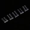 100pcs Rimless Frame Sleeves, Clear Plastic Compression Sleeves/Plugs for Rimless Glasses Fixing Tools(pack of 100) (1.5 * 0.8 * 7.0mm) view 2
