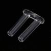 100pcs Rimless Frame Sleeves, Clear Plastic Compression Sleeves/Plugs for Rimless Glasses Fixing Tools(pack of 100) (1.5 * 0.8 * 7.0mm) view 3