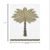 Caspari Grand Palms Paper Guest Towel Napkins in Black - Four Packs of 15 view 4