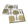 Caspari Grand Palms Paper Luncheon Napkins in Black - 20 Per Package view 3