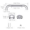 12 Inch Anti Slip Shower Grab Bar, Munzong Stainless Steel Bathroom Grab Bar, Satin Brushed Nickel Knurled Bathroom Balance Bar,Safety Hand Rail Support Handicap Elderly Senior Assist Bath Handle view 2