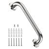 12 Inch Stainless Steel Chrome Shower Grab Bar, ZUEXT Bathroom Balance Bar, Safety Hand Rail Support, Handicap Elderly Injury Senior Bath Assist Handle view 1