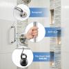 12 Inch Stainless Steel Chrome Shower Grab Bar, ZUEXT Bathroom Balance Bar, Safety Hand Rail Support, Handicap Elderly Injury Senior Bath Assist Handle view 3