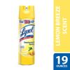Lysol Disinfectant Spray, Lemon Breeze, 76oz (4X19oz) view 2