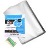 MORIDA 20 Pcs 14x18 inch Cello Cellophane Treat Bags Clear Flat for Gift Wrapping, Bakery, Cookie, Candies, Dessert, Baskets Packaging with Color Twist Ties view 1