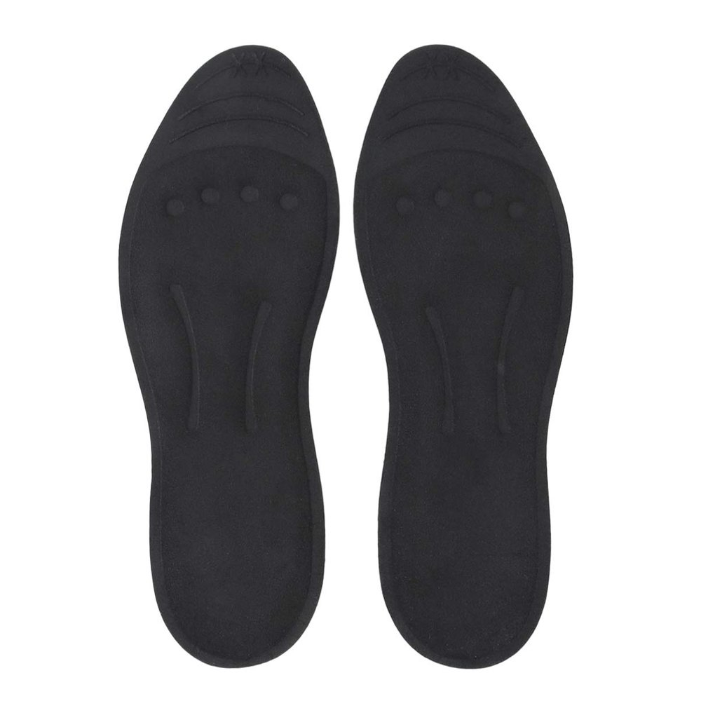 1 Pair Liquid Massage Insoles Glycerin Filled Insert Orthotic Shoe Insoles Foot Massage Breathable Sports Shock Absorption Insoles for Men Women Size S