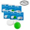 7 Pack Contact Lens Cases Solution Holder Small Container Storage Travel Kit Set view 4