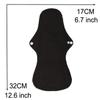 10 Pcs Resuable Heavy Flow Menstrual Pads Set, Including 1Pc Mini Wet Bag + 9Pcs Bamboo Charcoal Heavy Flow Waterproof Mama Cloth Sanitary Napkins Menstrual Pads view 2