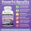 Extra Strength Resveratrol 1568mg - 180 Capsules - 3 Months Supply | Antioxidant Supplement | Natural Trans-Resveratrol Pills | for Anti-Aging, Heart Health, Immune System & Brain Function view 2