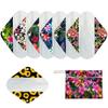6+1Set Reusable Reusable Menstrual Pads Organic Bamboo Panty Liner Sets, Including 6pcs Daily Use Panty Liner + 1 pcs Mini Wet Bag view 1