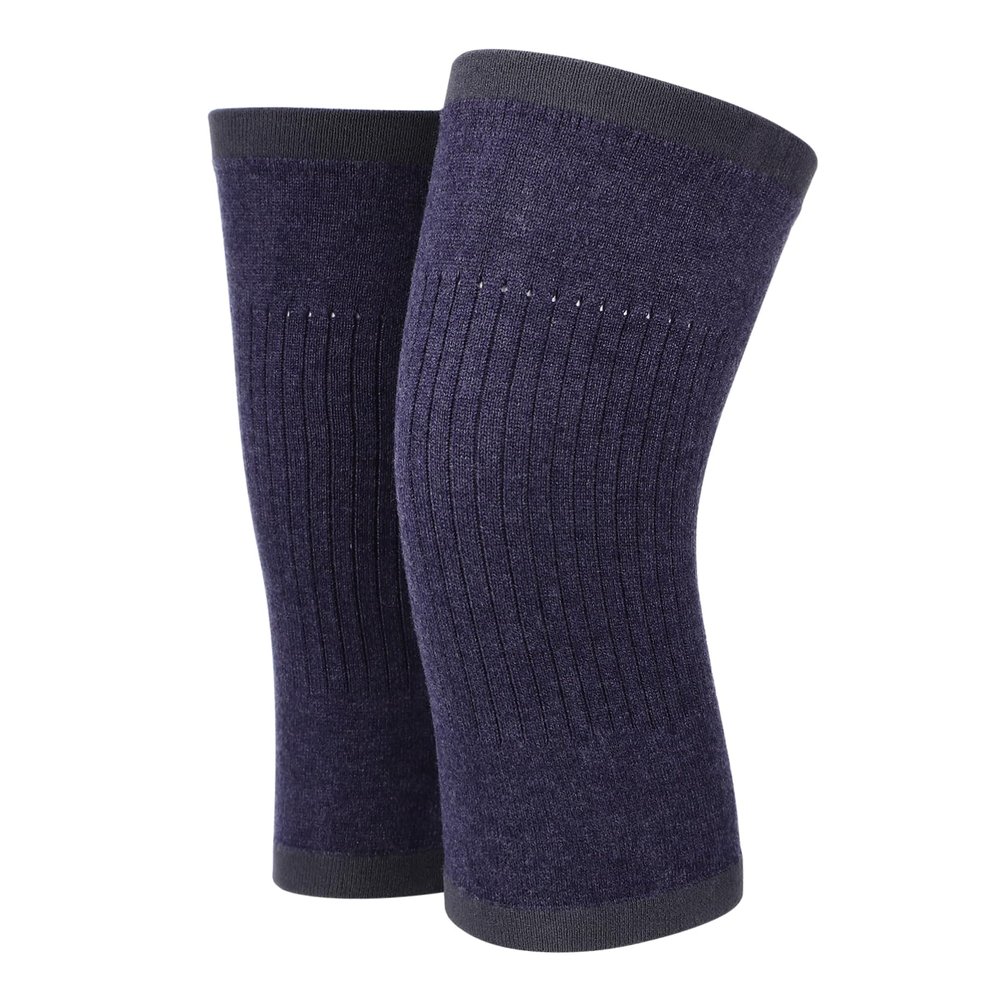 EXCEART Patella Knee Brace Women's Knee Support Sleeve Short Warm Cashmere Kneepad for Dance Yoga Outdoor Sports