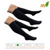 HealthyNees Closed Toe 15-20 mmHg Compression Plus Size Big Wide Leg Calf Socks (Black 2 Pairs, 5X-Large) view 2
