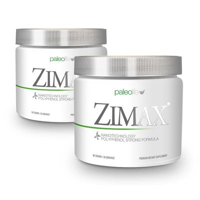 ZIMAX Super ANTIOXIDANT - 100% Natural - High Absorption Curcumin, Rosemary Extract, Grape Seed Extract, Olive Leaf Extract ORAC 3,451,770 (Canister) 90 Grams (2-Pack)