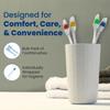 Variety Savings 1000 Toothbrushes Bulk Wholesale Quantity Standard Size, Dental Care Toiletries, Medium Soft Bristles, Individually Wrapped, Homeless Care, Disposable Use, Hotels, Travel, view 2