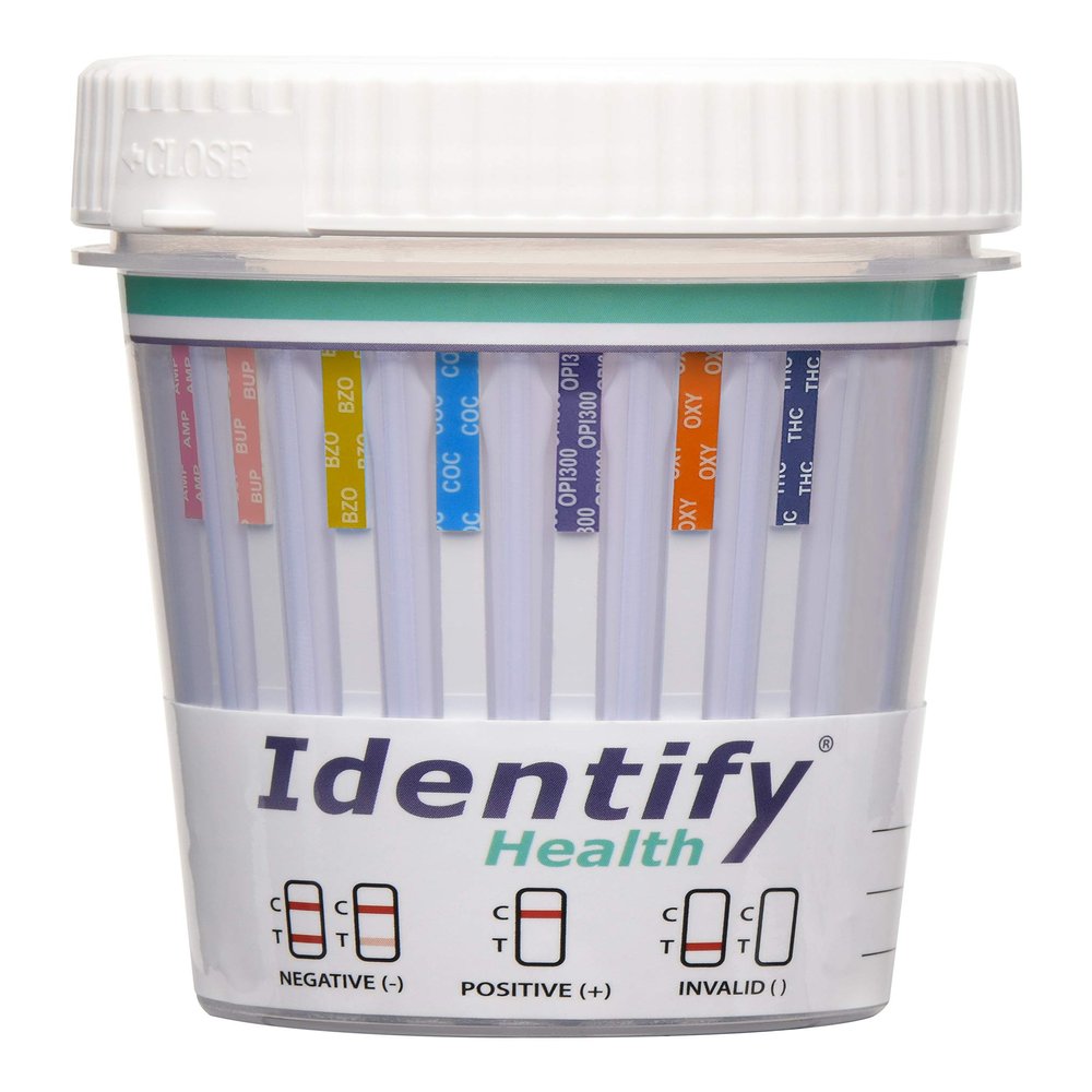 Identify Health 7 Panel Urine Drug Test Cup - 75 Pack