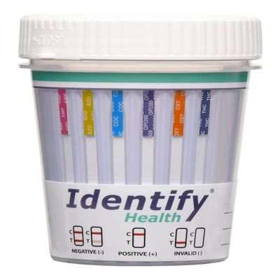 Identify Health 6 Panel Urine Drug Test Cup - 75 Pack