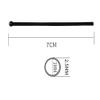 NicelyFit Silicone Rubber Ear Socks Tips Sleeves for Thin Needle Metal Wire Temple Legs Eyeglass Glass TT004 (Transparent - 2 Pairs) view 2