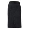 Corriee Womens High Waisted Jean Skirt Women's Casual Button Front Split Slim Fit Denim Skirt Black view 4
