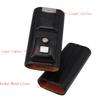 AMANCY Superior 3 Holder Black Leather Cedar Wood Liner Cigar Case Combo Set with Lighter and Cutter Perfect Completed Gift Kit for Cigar Lovers view 3