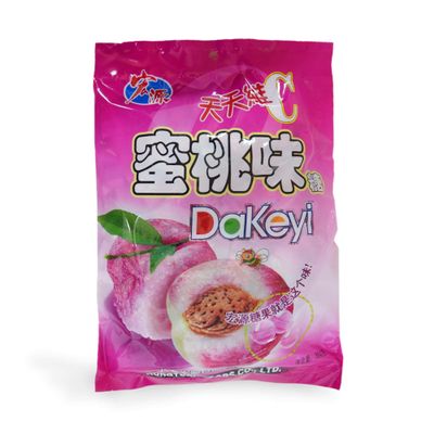 Hongyuan Fruit Candy   350g (Peach CandyC, pack of 4)