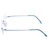 Fuisetaea Rimless Round Reading Glasses Titanium Lightweight Readers Eyeglasses Men Women +3.75 Strength view 3