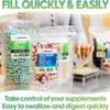 XPRS Nutra Size 00 Empty Capsules - 1000 Count Joined Empty Gelatin Capsules - DIY Capsule Filling - Fillable Pill Gel Caps for Do-It-Yourself Supplements Fill These Gelcaps Yourself (Clear) view 2