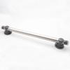 Lighted Smartbar Brushed Stainless Steel Bar with Slate Mounts and Lens Bar Caps. Includes 2 Fastener Kits for Wood Studs FK1001 (32 inch) view 1