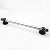 Lighted Smartbar Brushed Stainless Steel Bar with Charcoal Mounts and Lens Bar Caps. Includes 2 Fastener Kits for Wood Studs FK1001 (32 inch) view 1