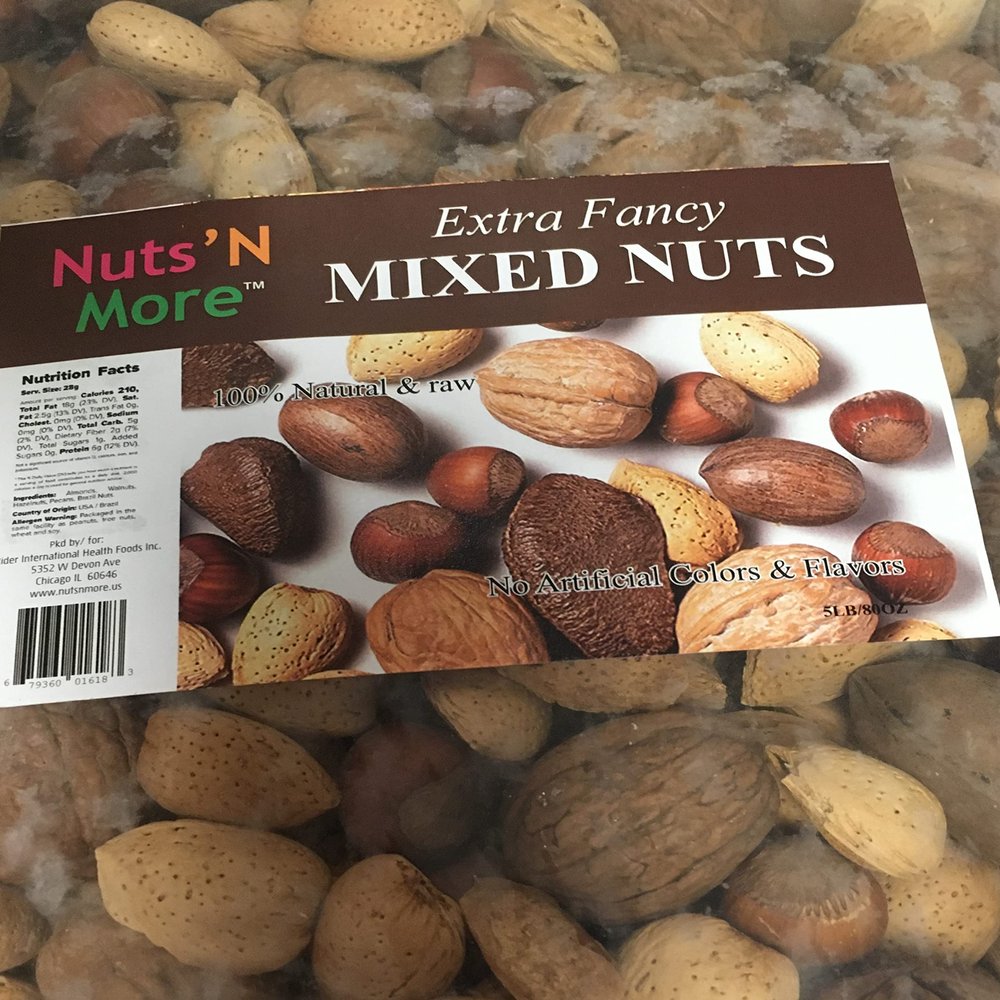 IN SHELL DELUXE MIXED NUTS BULK - 5 LB -BY NUTS N MORE