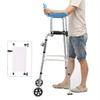 LIYIN- Walker Light Weight Wheeled Walking Frame for Home Use Folding for Seniors, Handicap- Adjustable Height and Ergonomic Handle view 1