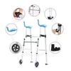 LIYIN- Walker Light Weight Wheeled Walking Frame for Home Use Folding for Seniors, Handicap- Adjustable Height and Ergonomic Handle view 2