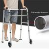 LIYIN- Walker Light Weight Wheeled Walking Frame for Home Use Folding for Seniors, Handicap- Adjustable Height and Ergonomic Handle view 3