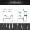 LIYIN- Walker Light Weight Wheeled Walking Frame for Home Use Folding for Seniors, Handicap- Adjustable Height and Ergonomic Handle view 4