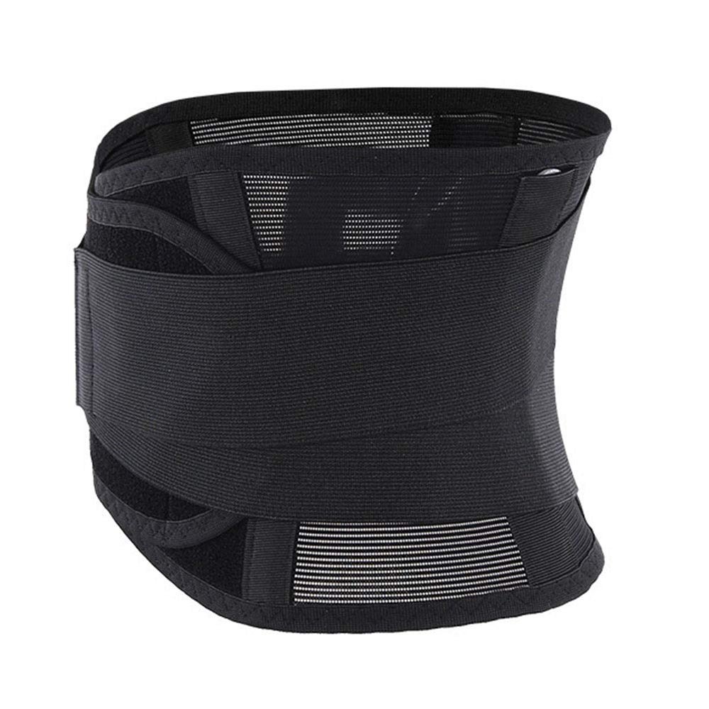 ZFF Lumbar Brace Belt Lower Back Support with Dual Adjustable Straps Relief Pain for Sciatica Scoliosis Herniated Disc (Size : XXL)