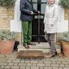 URFORESTIC Solid Wood Indoor/Outdoor 3 1/2" High Riser Step - Non-Slip All Weather Top & Feet Mobility Assistance view 4