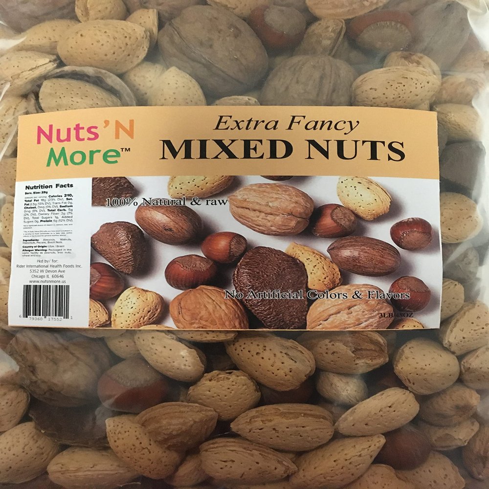 IN SHELL DELUXE MIXED NUTS- 3LB by NUTS N MORE