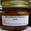 Bourbon Peach Jam 8 Oz Size Arkansas Grown And Made Organic Great Gift Idea!