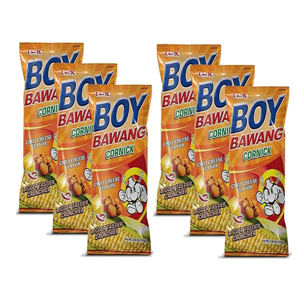 Boy Bawang Cornick Snacks (Chili Cheese)
